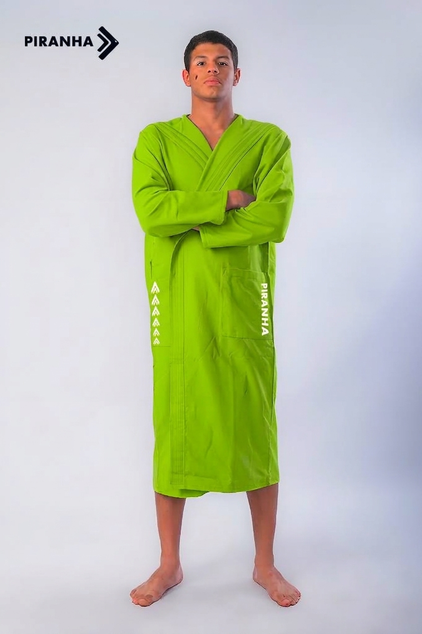 Piranha Swim Robe  Microfiber - Green