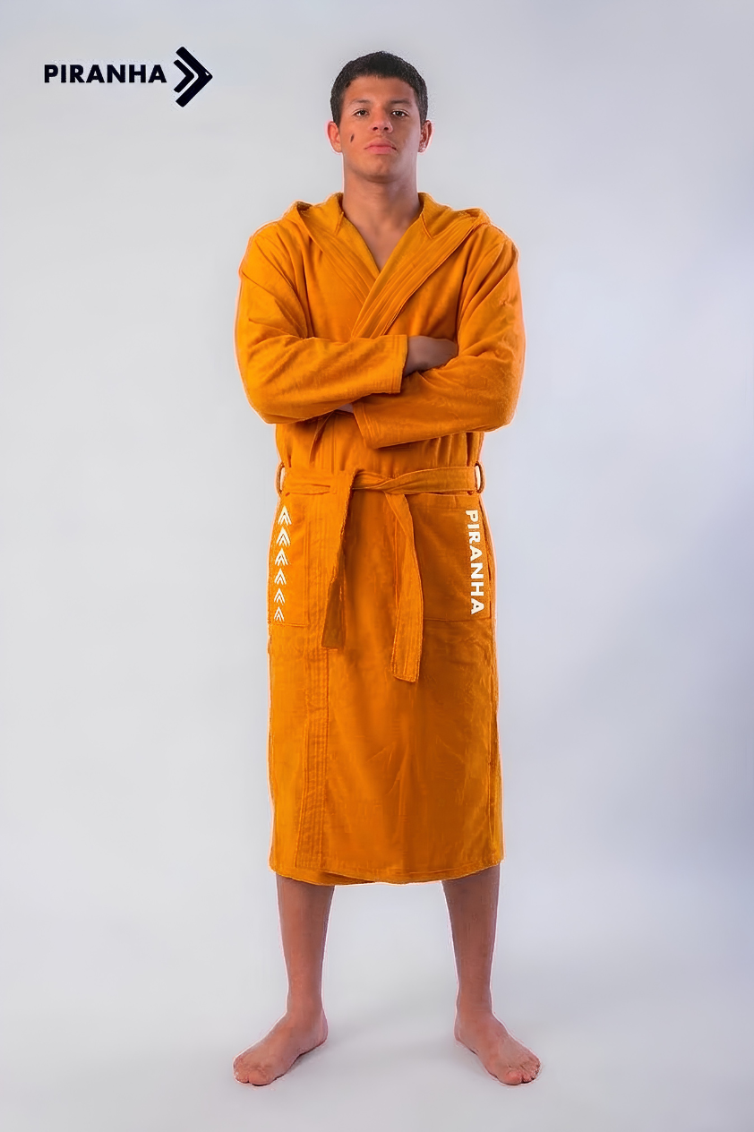 Piranha Swim Robe  Microfiber - Orange