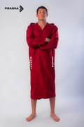 Piranha Swim Robe  Microfiber - Red