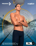 Fina Approved Championship Swimsuit For Men - Thunder - From Piranha - PIRANHA