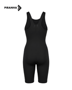 Piranha Closed - Back Girls Swimsuit “Black” - PIRANHA