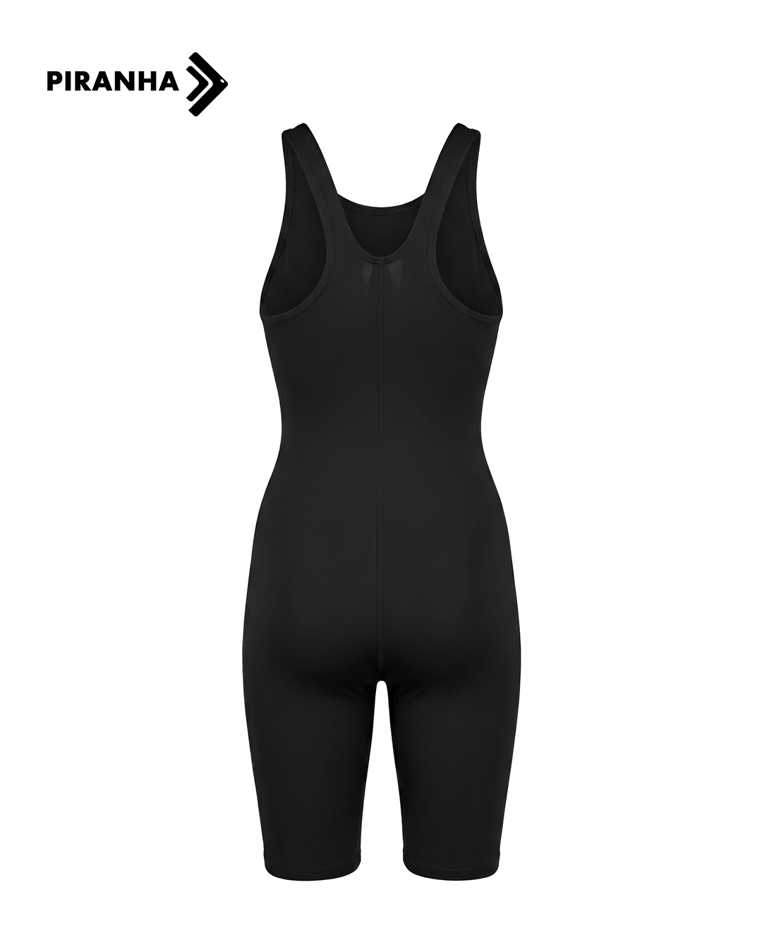 Piranha Closed - Back Girls Swimsuit “Black” - PIRANHA