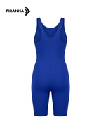Piranha Closed - Back Girls Swimsuit “Blue” - PIRANHA