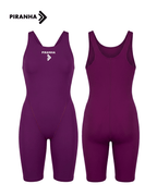 Piranha Closed - Back Girls Swimsuit “Purple” - PIRANHA