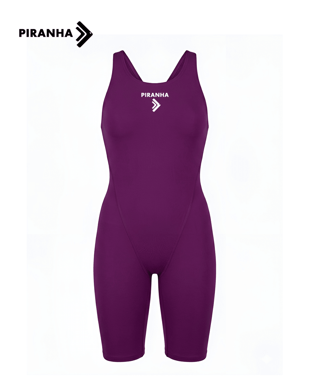 Piranha Closed - Back Girls Swimsuit “Purple” - PIRANHA
