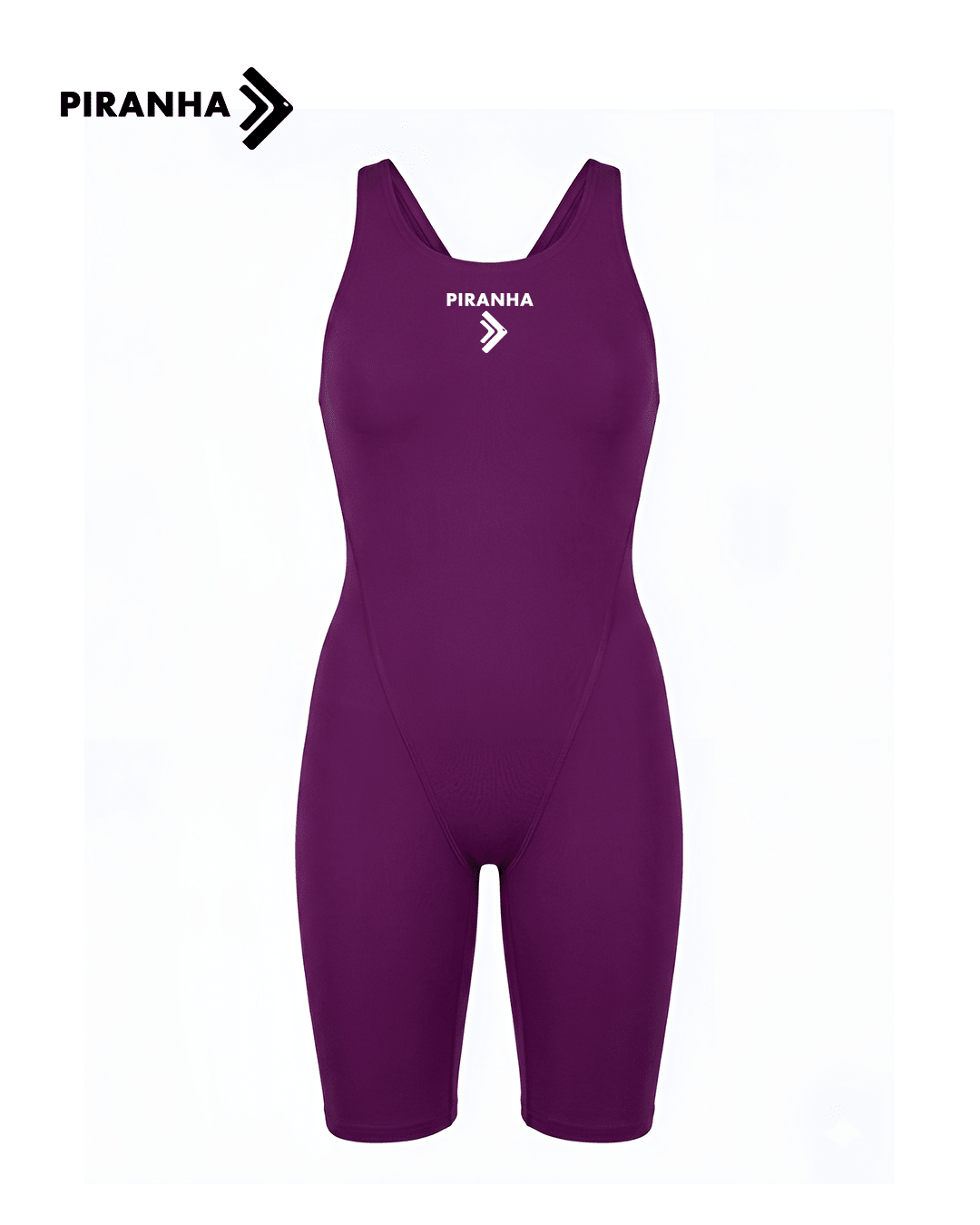 Piranha Closed - Back Girls Swimsuit “Purple” - PIRANHA