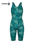 Piranha Girls Training swimsuit - Emerald - PIRANHA