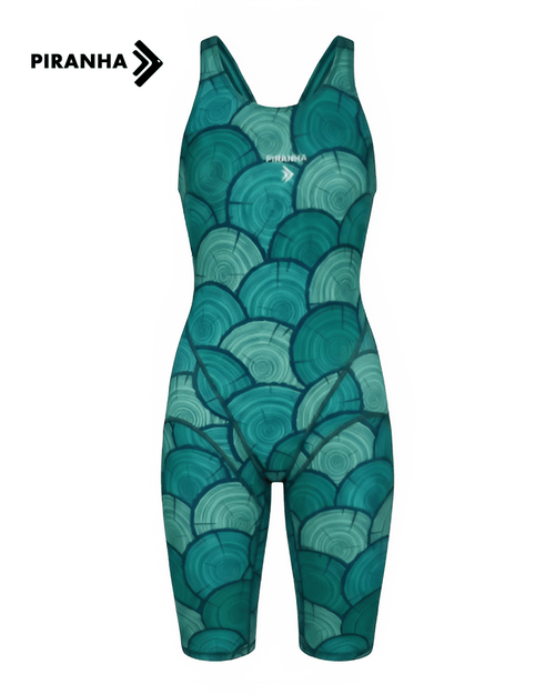 Piranha Girls Training swimsuit - Emerald - PIRANHA