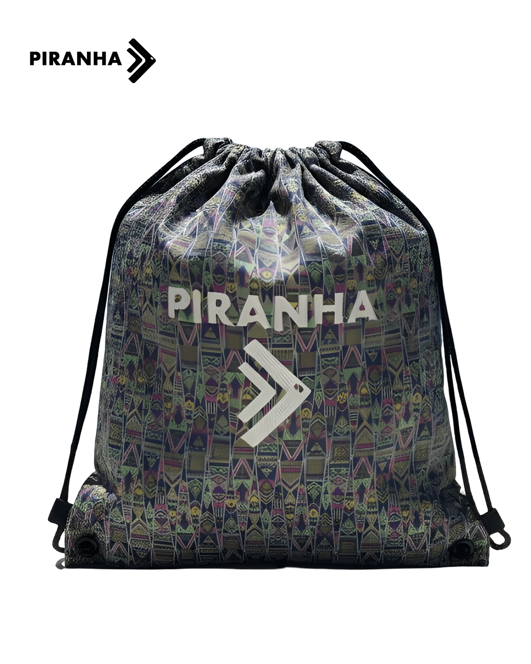 Piranha Mesh Backpack Prism Pyramid Pack Bag - PIRANHA