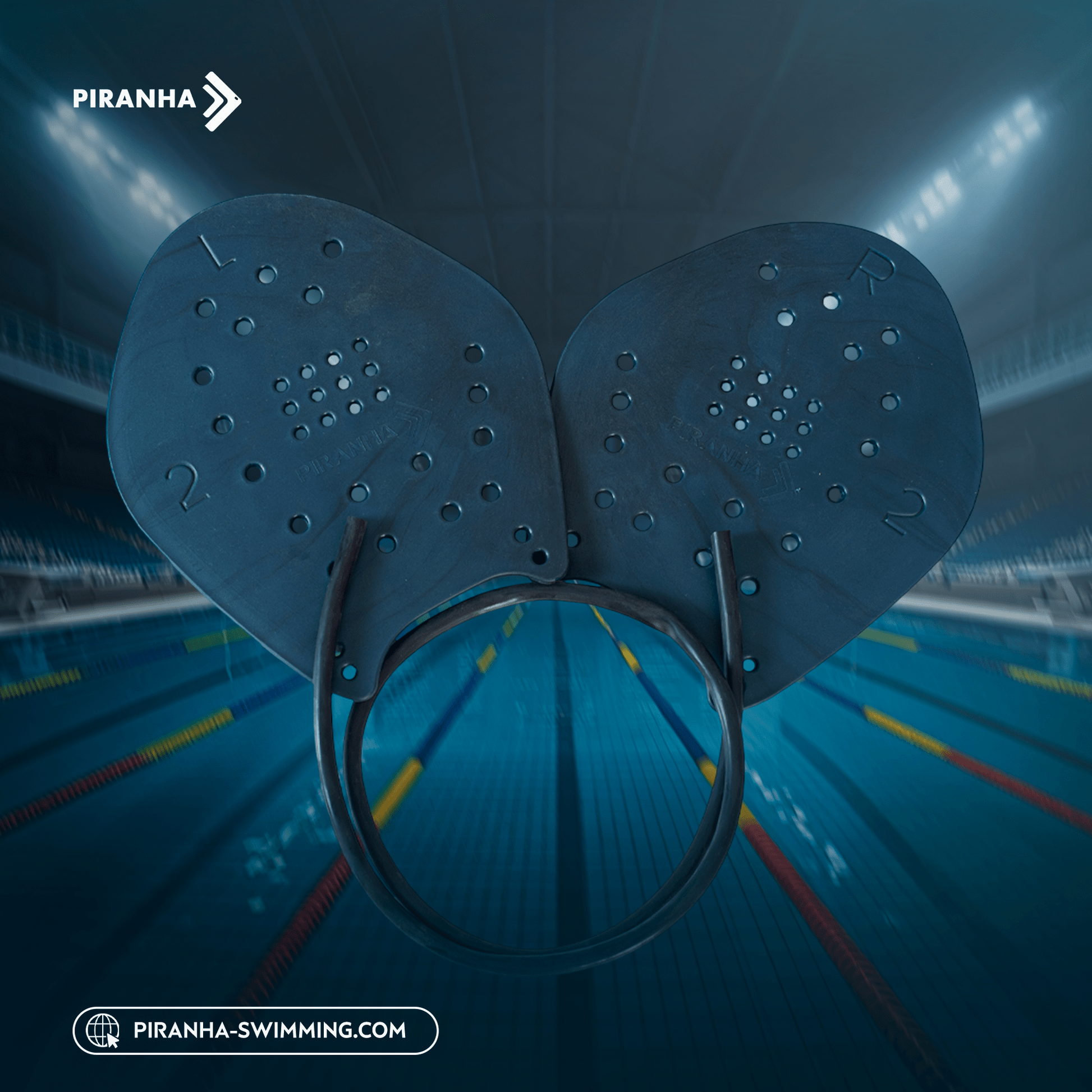 Piranha Stroke - Maker Hand Paddles - PIRANHA