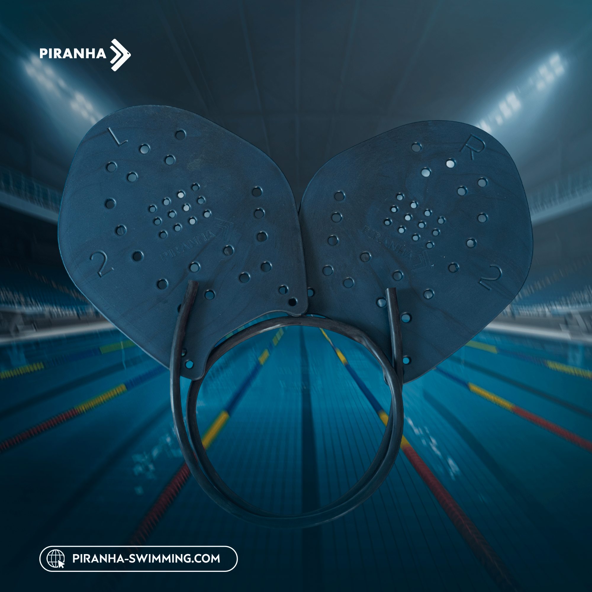 Piranha Stroke - Maker Hand Paddles - PIRANHA