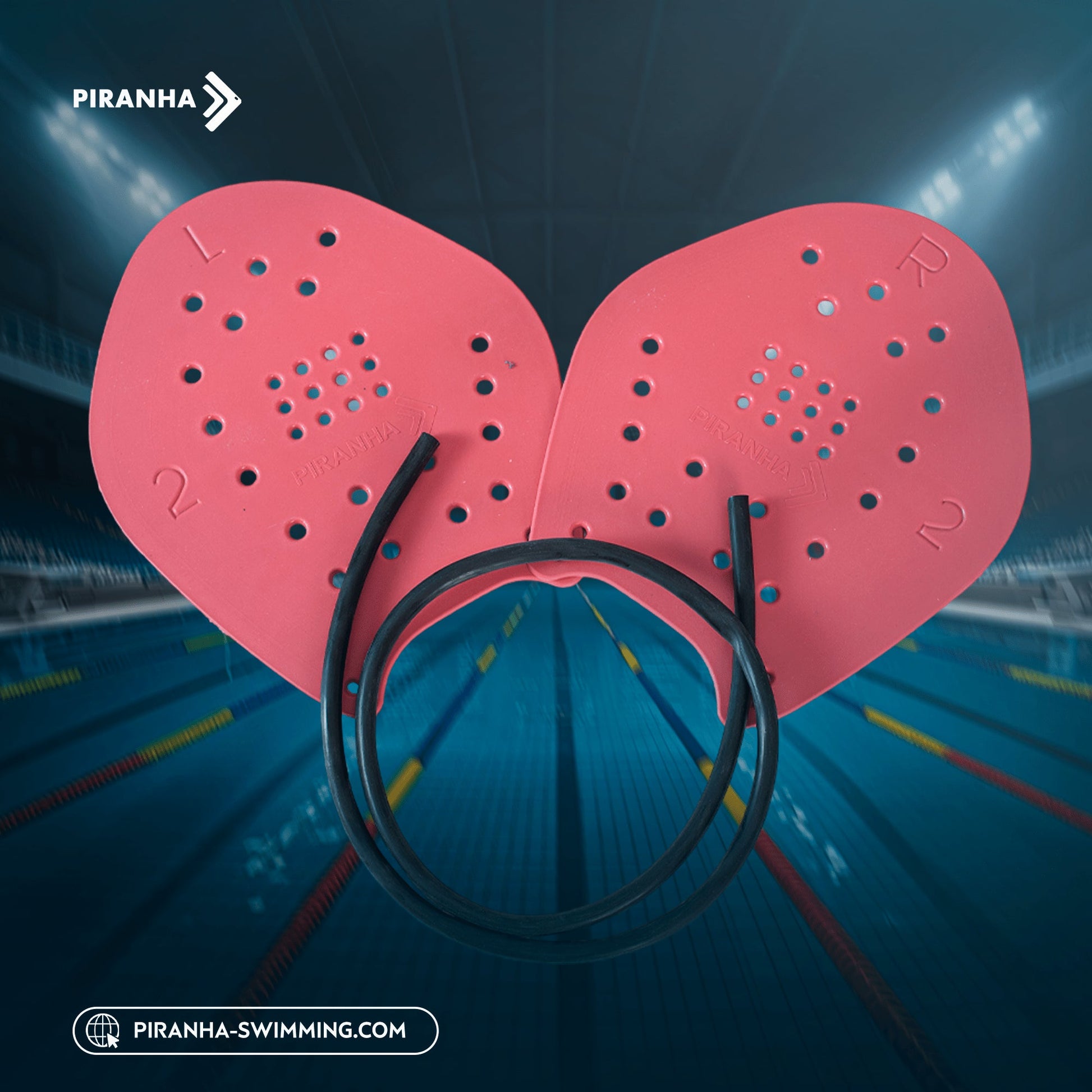 Piranha Stroke - Maker Hand Paddles - PIRANHA