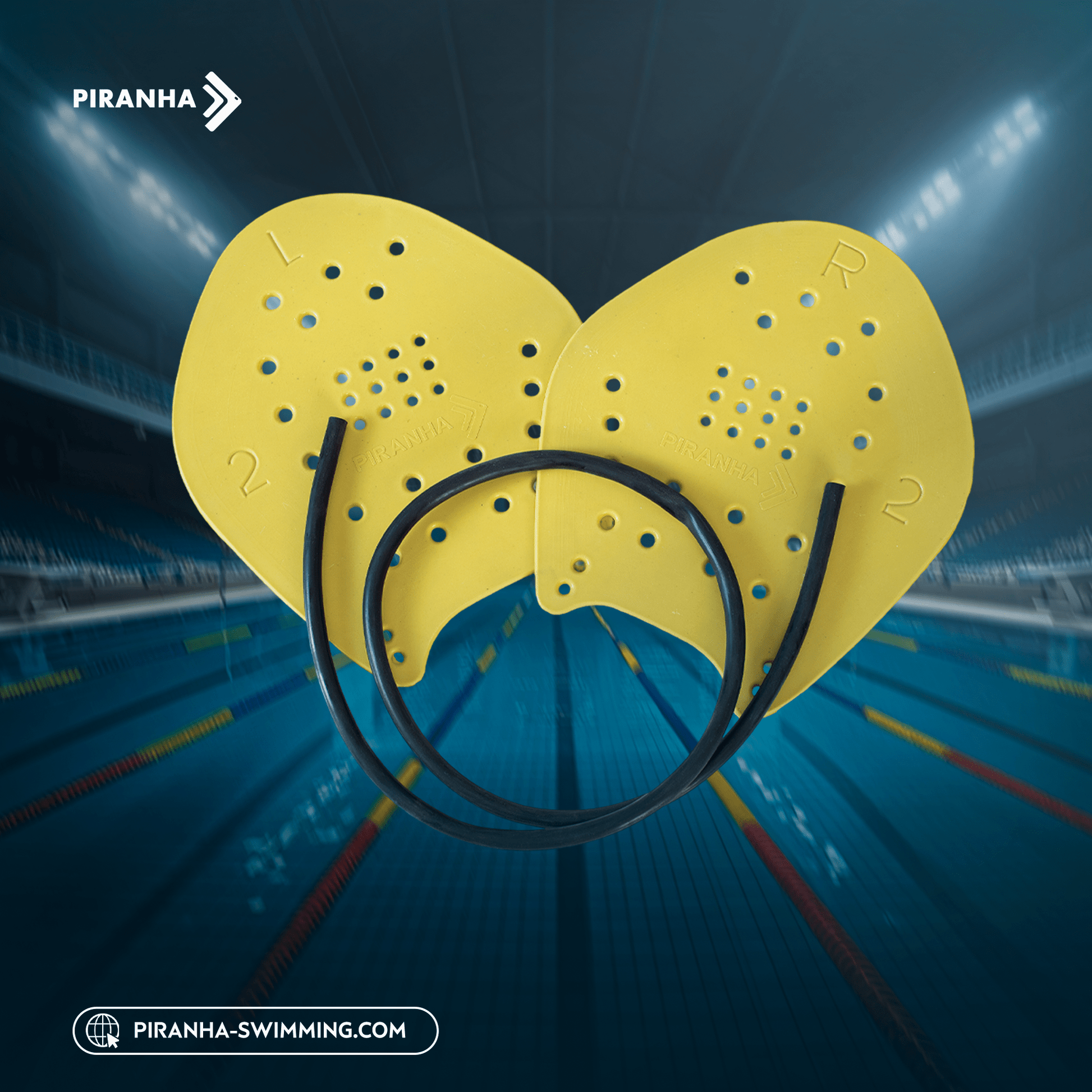 Piranha Stroke - Maker Hand Paddles - PIRANHA
