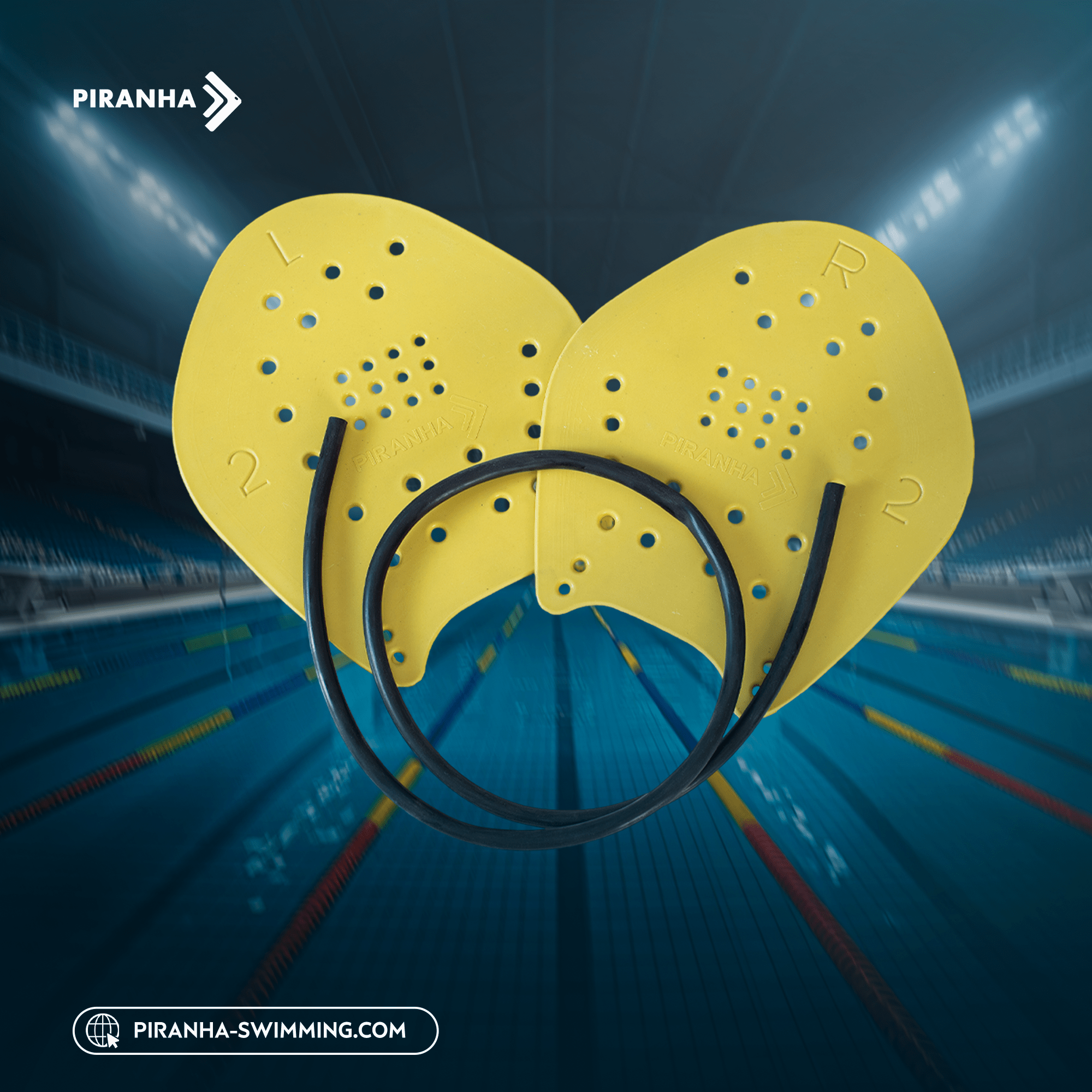 Piranha Stroke - Maker Hand Paddles - PIRANHA
