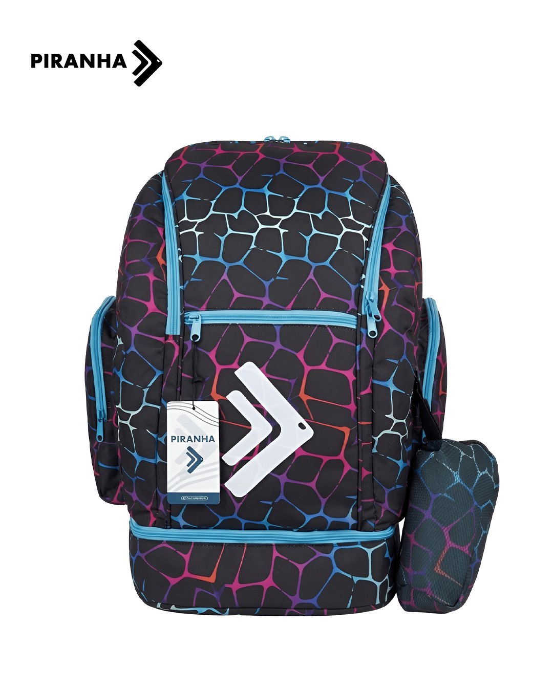Piranha Swim Backpack Grid Pulse Bag - PIRANHA
