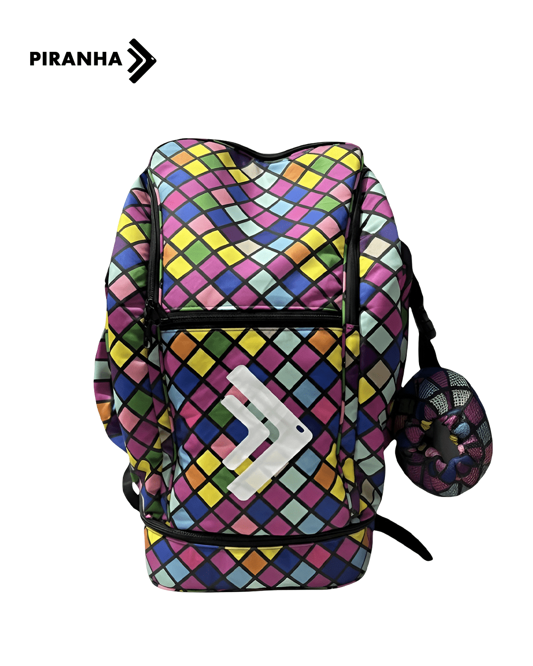 Piranha Swim Backpack Mosaic Prism Bag - PIRANHA