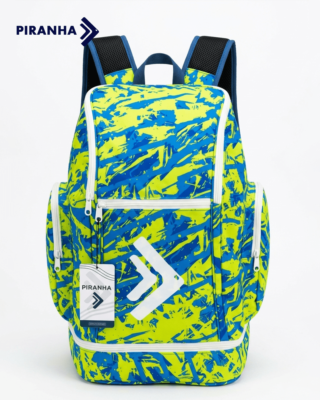 Piranha Swim Backpack “ Neon Surge” Bag - PIRANHA