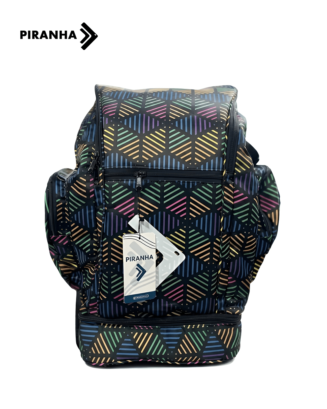 Piranha Swim Backpack The Neon Grid - PIRANHA