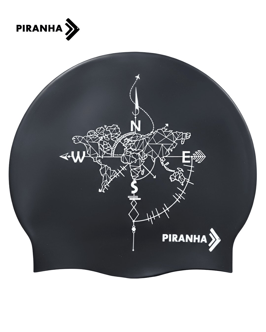 Piranha Swim Caps - Compass - PIRANHA