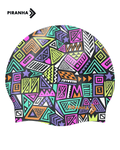 Piranha Swim Caps - Geometric Party - PIRANHA