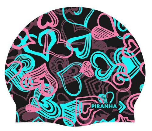 Piranha Swim Caps - High - quality silicone - PIRANHA
