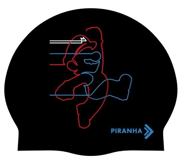 Piranha Swim Caps - High - quality silicone - PIRANHA