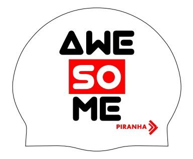 Piranha Swim Caps - High - quality silicone - We So Me - PIRANHA