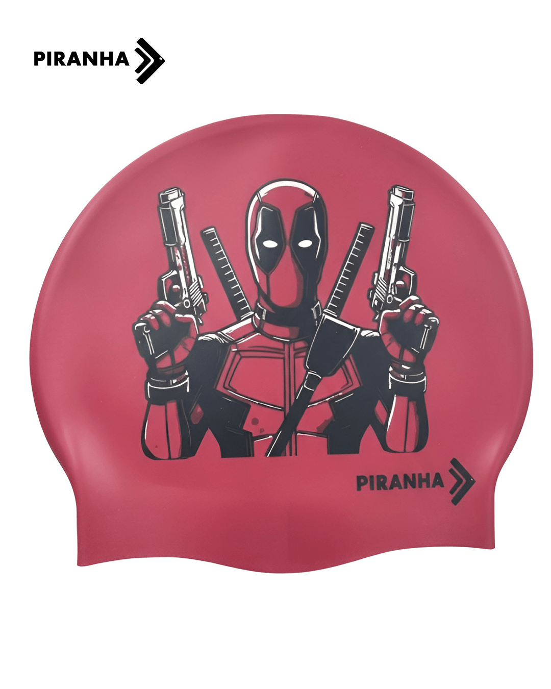 Piranha Swim Caps - Stealth Maroon - PIRANHA