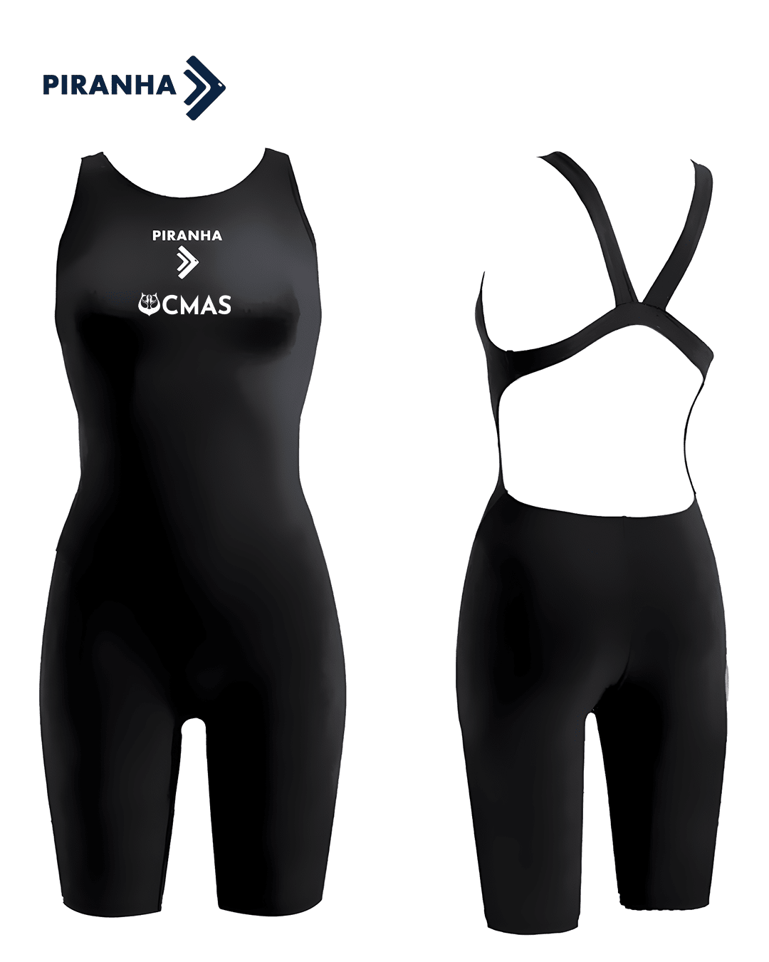PIRANHA-Thunder girls swimsuit for race CMAS APPROVED - PIRANHA
