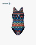 PIRANHA Training One - Piece swimsuit. - PIRANHA