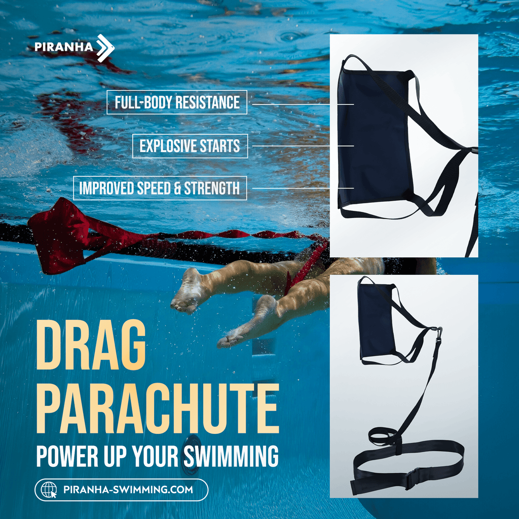 Swimming Drag Parachute - for training from Piranha - PIRANHA