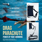 Swimming Drag Parachute - for training from Piranha - PIRANHA